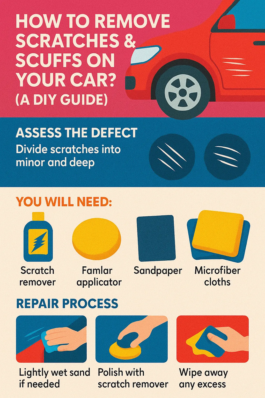 How to Remove Scratches & Scuffs on Your Car? (A DIY Guide)